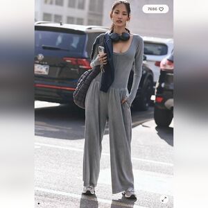 🌟 NWT 🌟 Free People Hot Shot Wide Leg Onsie